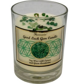 Candle - Good Luck Green Aventurine Soy- 39274