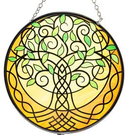 Glass Suncatcher- Tree of Life Celtic- 6 inches- 63041