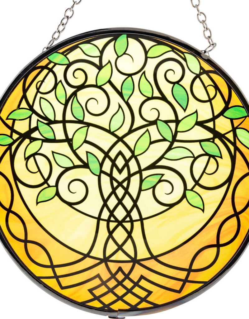 Glass Suncatcher- Tree of Life Celtic- 6 inches- 63041