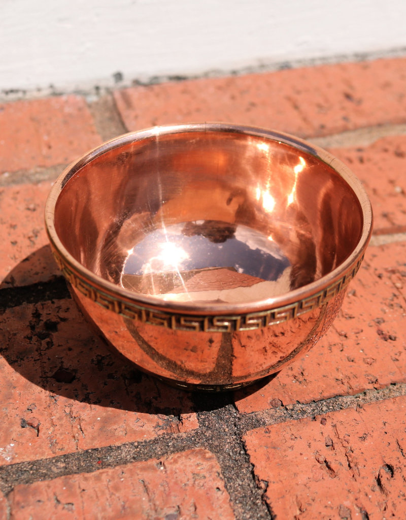 Hamsa Copper Bowl
