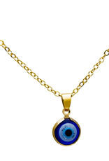Necklace- Evil Eye- Blue, Gold- 99432