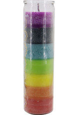 7 Day Candle - 7 Color Chakras- 81557