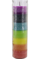 7 Day Candle - 7 Color Chakras