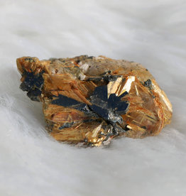 Hematite with Golden Titanium Rutiles - 6