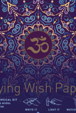 Purple Om Flying Wish Paper