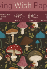 Mushrooms Flying Wish Paper