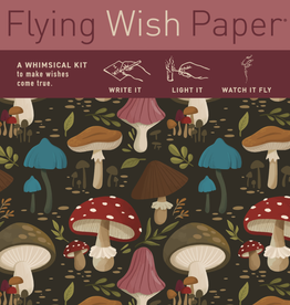 Mushrooms Flying Wish Paper