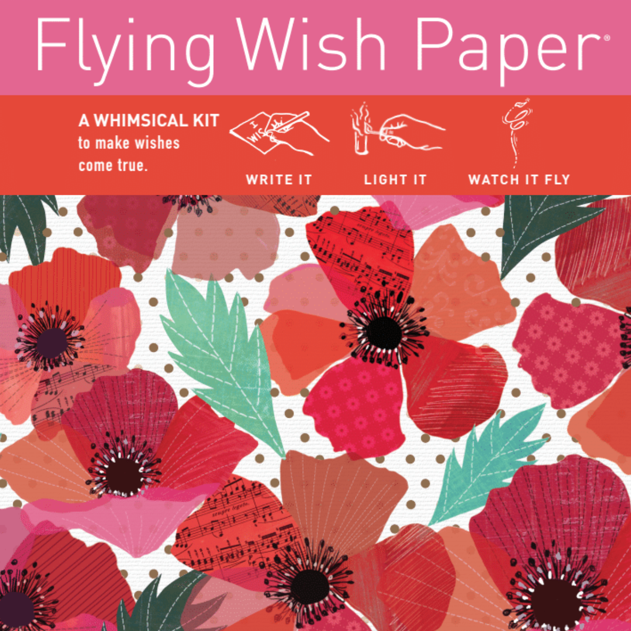 Flying Wish Paper - Poppies - FWP-M-703 - The Open Mind Store