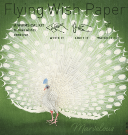 Peacock Flying Wish Paper