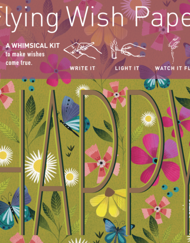 Flying Wish Paper - Happy - FWP-Mini-M-701-Happy
