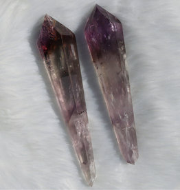 Brazilian Singing Dbl Point Amethyst w Lithium, md