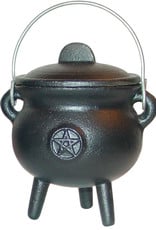 Cauldron - Cast Iron Pentacle- 3 inches