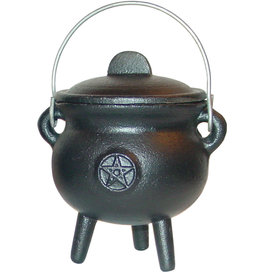 Cauldron - Cast Iron Pentacle- 3 inches