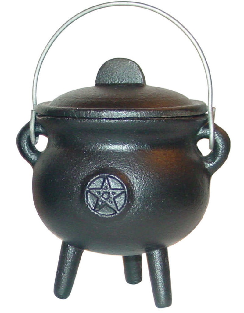 Cauldron - Cast Iron Pentacle- 3 inches - 64005