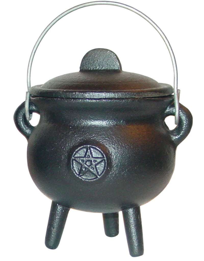 Cauldron - Cast Iron Pentacle- 3 inches
