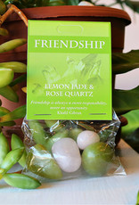 Gemstone Set- Friendship- Lemon Jade, Rose Quartz- 125FR