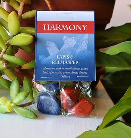 Gemstone Set- Harmony- Lapis, Red Jasper