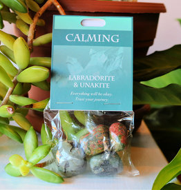 Gemstone Set- Calming- Labradorite, Unakite- 125CA