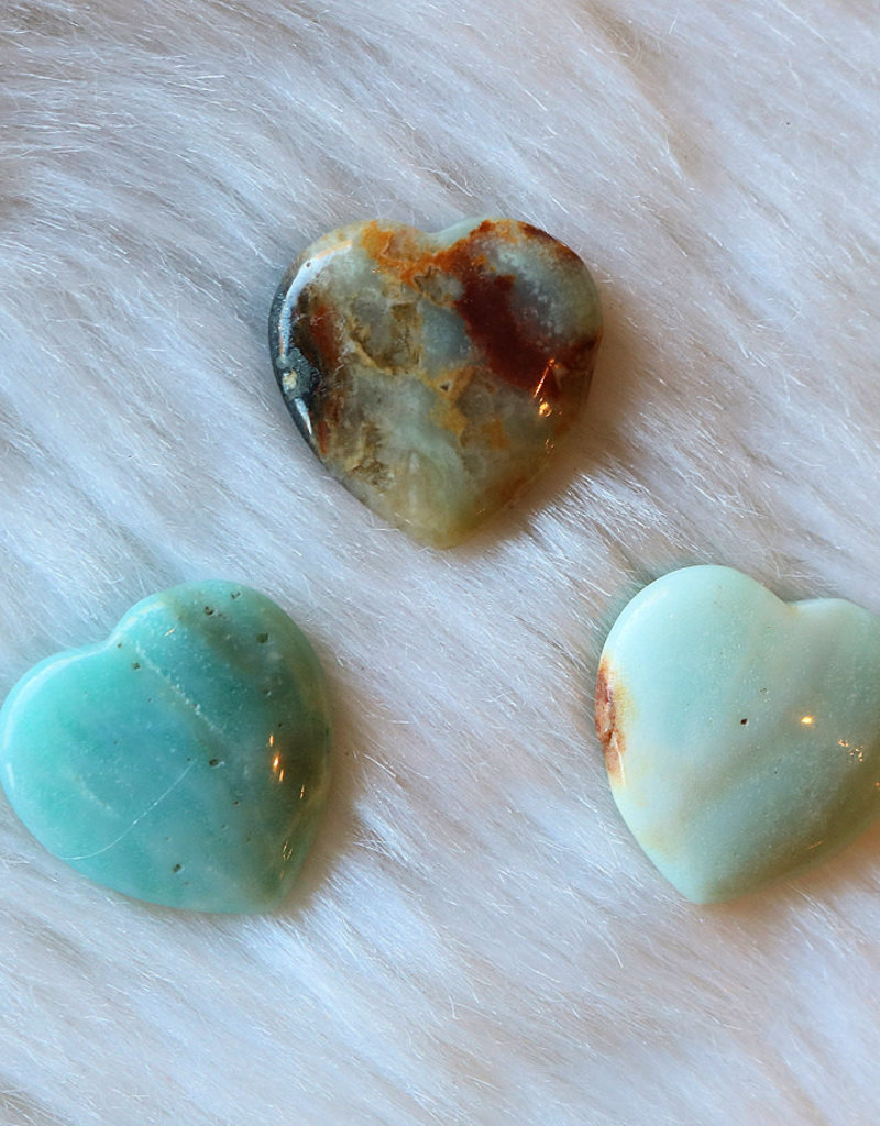 Amazonite Heart