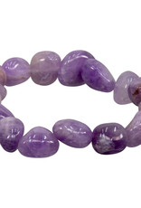 Amethyst Tumbled Stone Bracelet