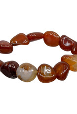 Carnelian Tumbled Stone Bracelet