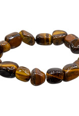 Tiger's Eye Tumbled Stone Bracelet