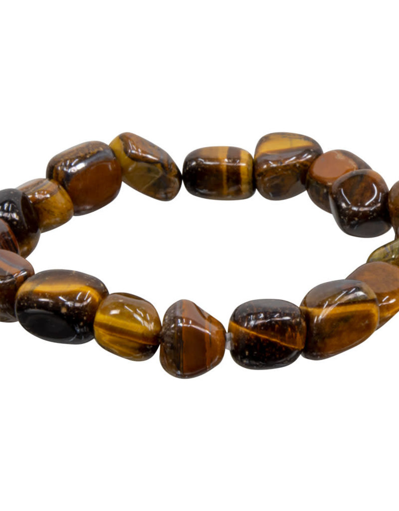 Tiger's Eye Tumbled Stone Bracelet