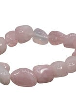 Rose Quartz Tumbled Stone Bracelet