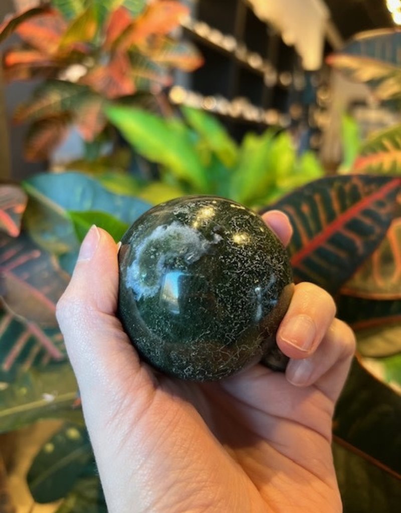 Moss Agate Sphere