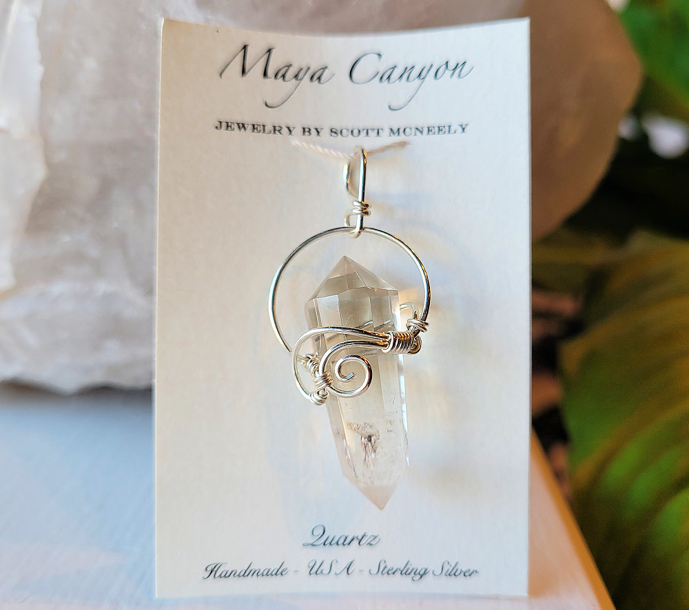 Quartz Point Pendant The Open Mind Store