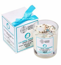 EE - Calming Paradise Crystal Intention Candle