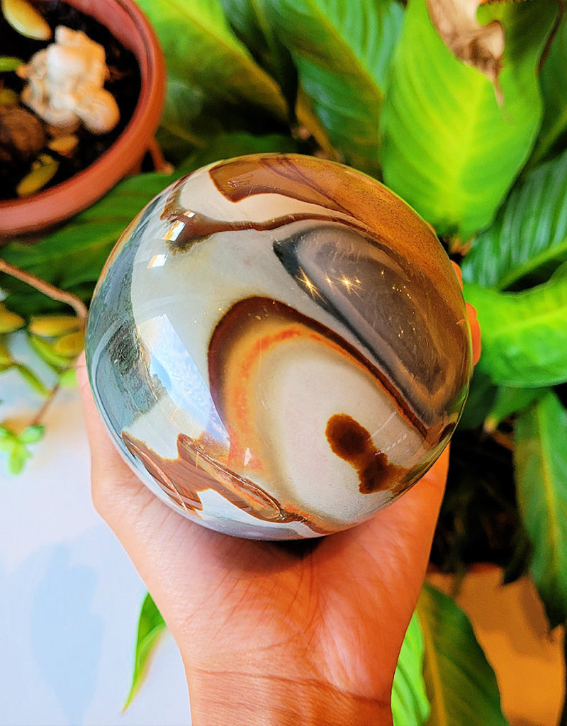 Polychrome (Desert) Jasper Sphere