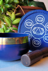 Singing Bowl - Third Eye Chakra with Silk Case - SB-MBE22- Disc.