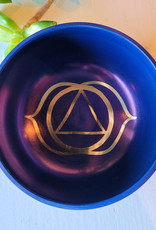 Singing Bowl - Third Eye Chakra with Silk Case - SB-MBE22- Disc.