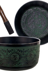 Singing Bowl - Green Tara - 7.5 inches - Small