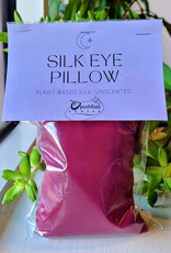 Eye Pillow - 4" Eggplant Silk - Unscented