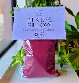 Eye Pillow - 4" Eggplant Silk - Unscented