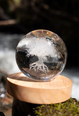 Glass Crystal Ball - Tree of Life - 17770