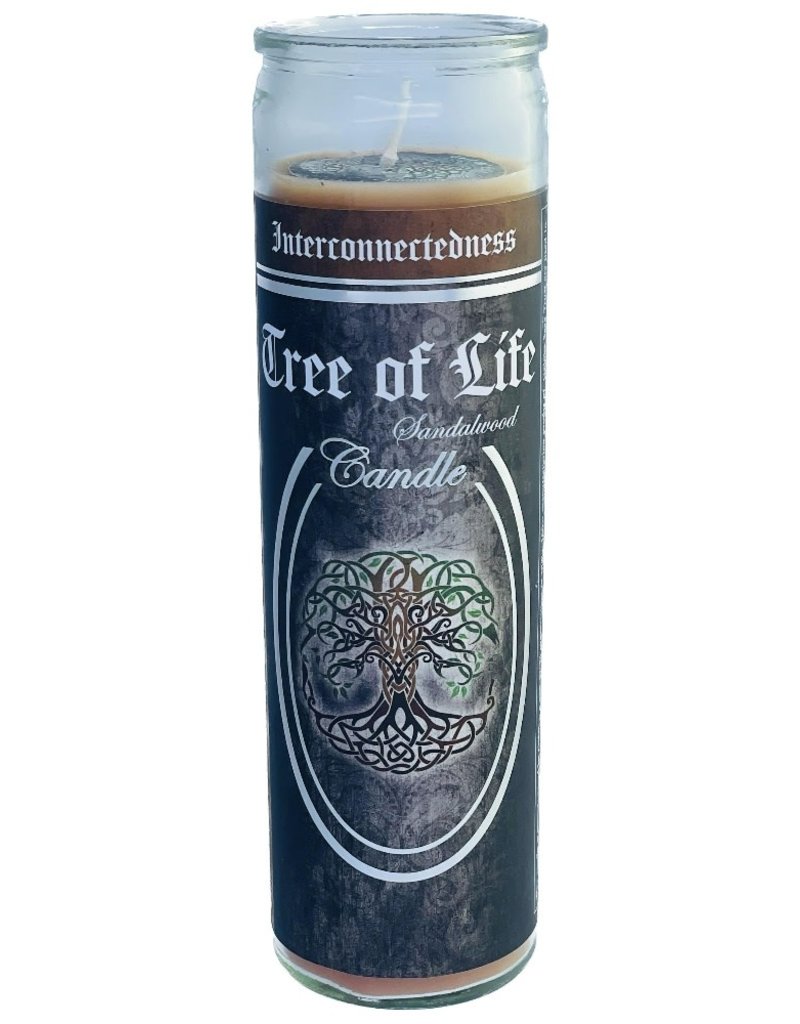 7 Day Candle - Tree of Life - Sandalwood