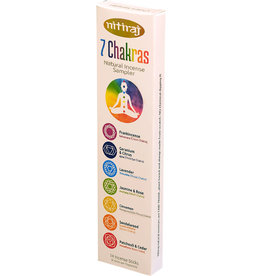 Incense - Nitiraj Chakras - 25 grams - 73111 - Disc