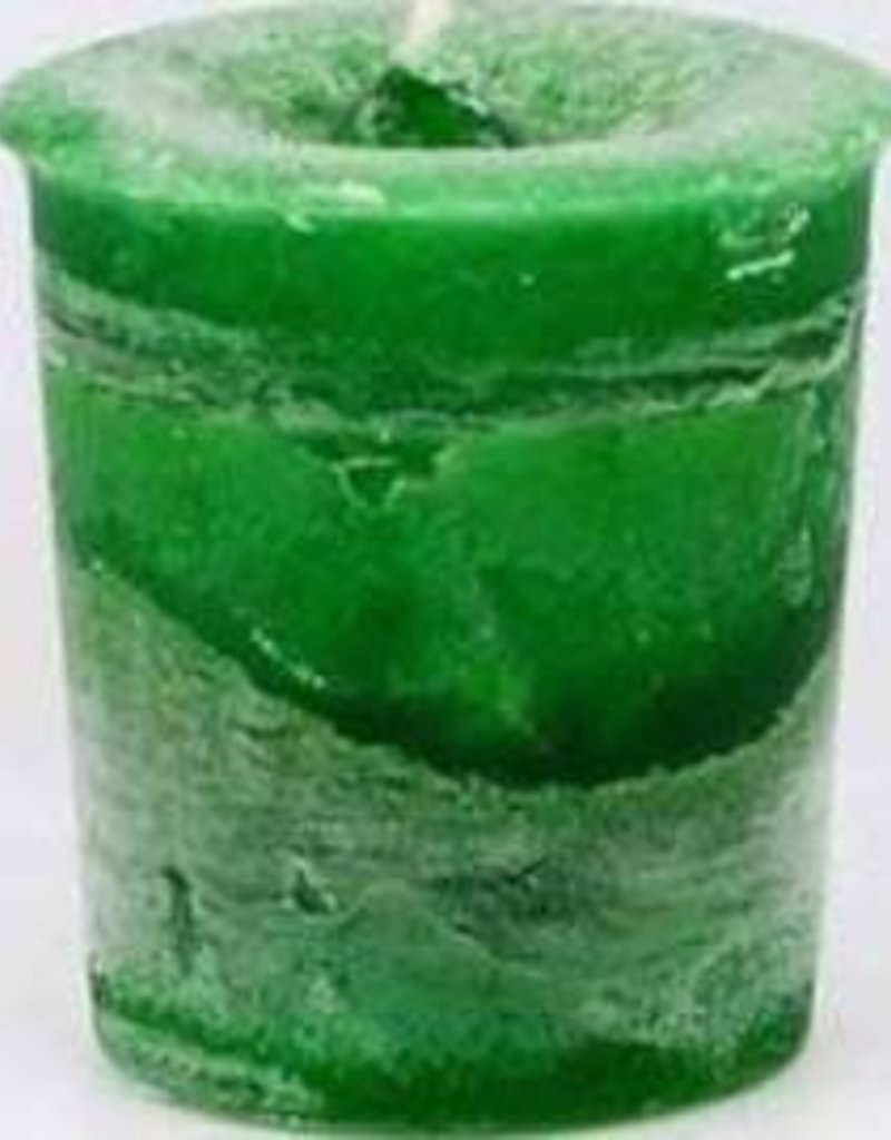 Reiki Charged Votive Candle - Abundance