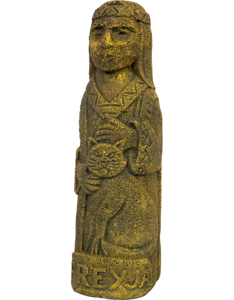 Volcanic Stone Statue - Freyja - 33898