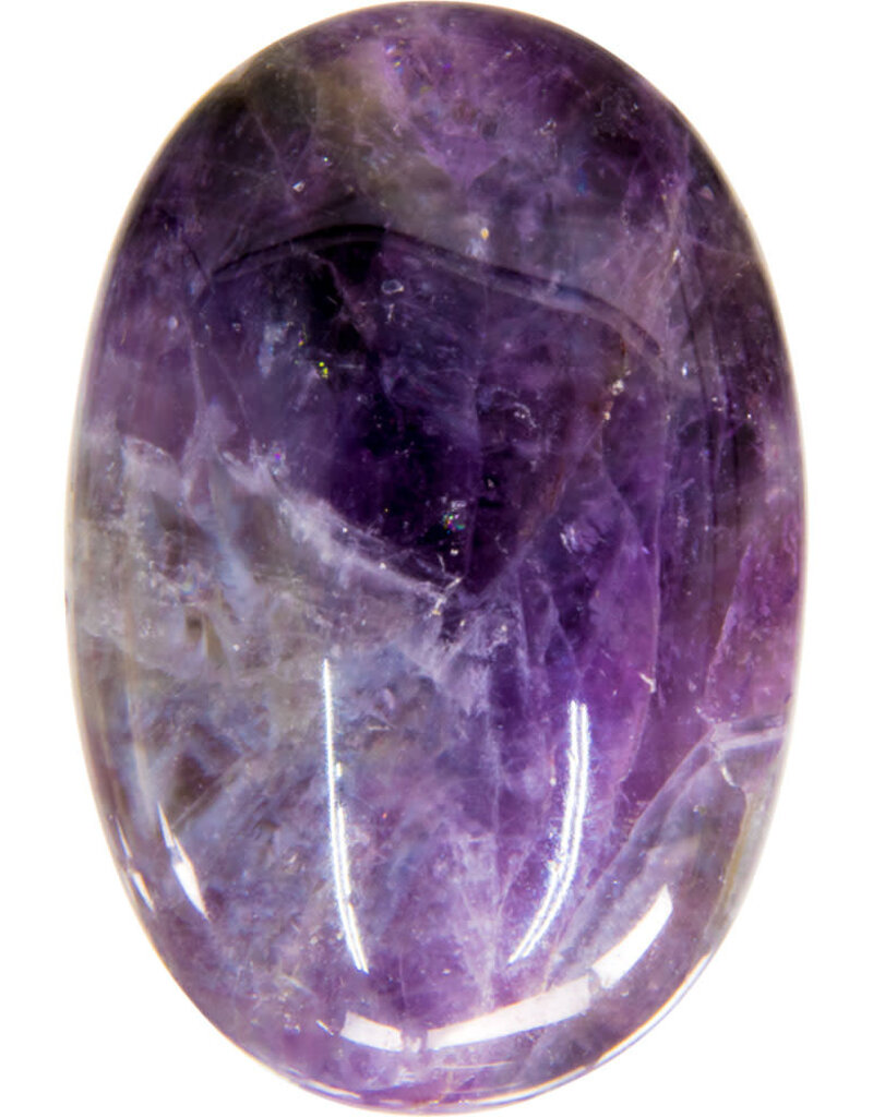 Chevron Amethyst Palm Stone