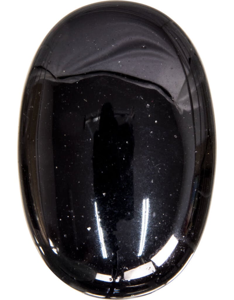 Black Obsidian Palm Stone - 62389