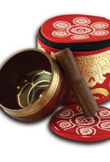Singing Bowl - Root Chakra with Silk Case - SB-MBR22