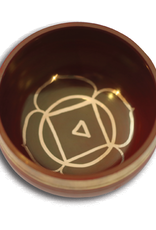 Singing Bowl - Root Chakra with Silk Case - SB-MBR22