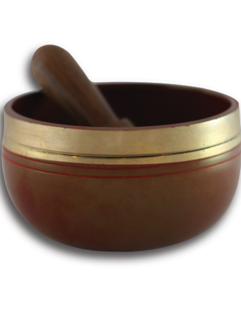 Singing Bowl - Root Chakra with Silk Case - SB-MBR22