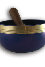 Singing Bowl - Third Eye Chakra with Silk Case - SB-MBE22- Disc.