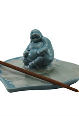 Ceramic Buddha Ash Catcher Incense Holder