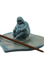 Incense Holder - Ceramic Buddha Ash Catcher - 6785